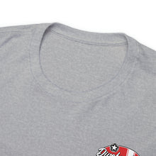 Load image into Gallery viewer, Red garage surf large logo on back Heavy Cotton Tee