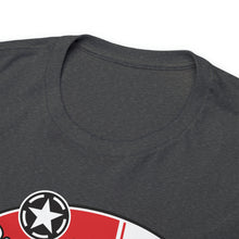 Load image into Gallery viewer, Red Garage surf logo on front Heavy Cotton Tee