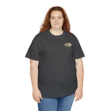 Load image into Gallery viewer, Gold speed shop surf large logo on back Heavy Cotton Tee