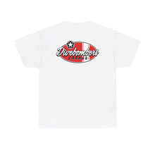 Load image into Gallery viewer, Red garage surf large logo on back Heavy Cotton Tee
