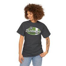 Load image into Gallery viewer, Green speed shop surf logo on front Heavy Cotton Tee