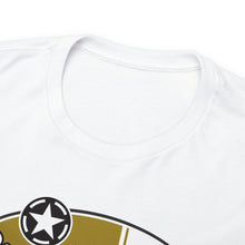 Load image into Gallery viewer, Gold speed shop surf logo on front Heavy Cotton Tee