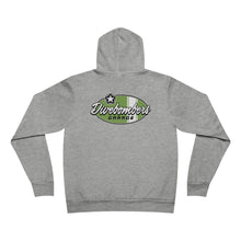 Load image into Gallery viewer, Green Divebombers surf logo Unisex Sponge Fleece Pullover Hoodie