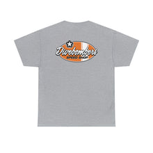 Load image into Gallery viewer, Orange speed shop surf large logo on back Heavy Cotton Tee