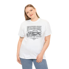 Load image into Gallery viewer, House of speed black outline Heavy Cotton Tee