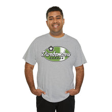 Load image into Gallery viewer, Green Garage surf logo on front Heavy Cotton Tee