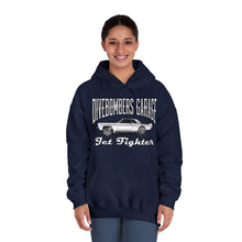 Load image into Gallery viewer, Jet Fighter hoodie large logo on front