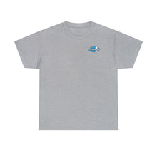 Load image into Gallery viewer, Blue garage surf large logo on back  Heavy Cotton Tee
