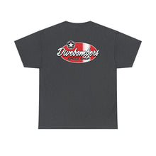 Load image into Gallery viewer, Red speed shop surf large logo on back Heavy Cotton Tee