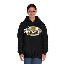 Load image into Gallery viewer, Gold Divebombers speed shop surf logo hoodie
