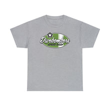 Load image into Gallery viewer, Green speed shop surf logo on front Heavy Cotton Tee