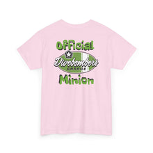 Load image into Gallery viewer, minion large logo on back shirt heavy cotton tee