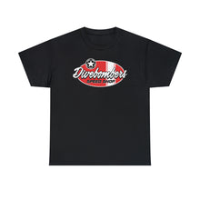 Load image into Gallery viewer, Red speed shop surf logo on front Heavy Cotton Tee