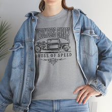 Load image into Gallery viewer, House of speed black outline Heavy Cotton Tee