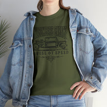Load image into Gallery viewer, House of speed black outline Heavy Cotton Tee