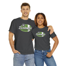 Load image into Gallery viewer, Green Garage surf logo on front Heavy Cotton Tee