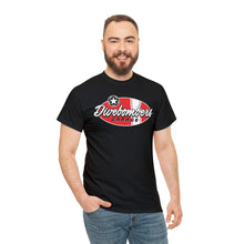 Load image into Gallery viewer, Red Garage surf logo on front Heavy Cotton Tee