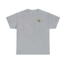 Load image into Gallery viewer, Gold speed shop surf large logo on back Heavy Cotton Tee