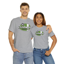 Load image into Gallery viewer, Green speed shop surf logo on front Heavy Cotton Tee