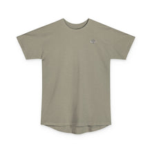Load image into Gallery viewer, jet fighter large logo on back tall shirt