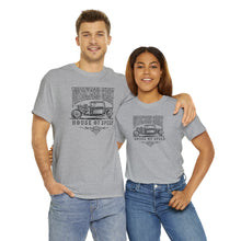 Load image into Gallery viewer, House of speed black outline Heavy Cotton Tee