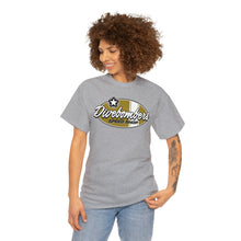 Load image into Gallery viewer, Gold speed shop surf logo on front Heavy Cotton Tee