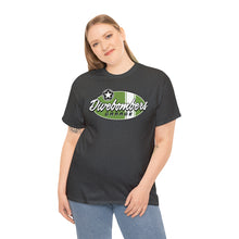 Load image into Gallery viewer, Green Garage surf logo on front Heavy Cotton Tee