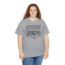 Load image into Gallery viewer, House of speed black outline Heavy Cotton Tee