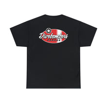Load image into Gallery viewer, Red garage surf large logo on back Heavy Cotton Tee