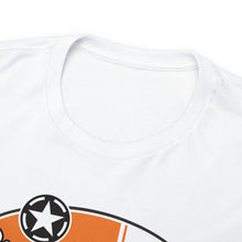 Load image into Gallery viewer, Orange Speed Shop surf logo on front Heavy Cotton Tee