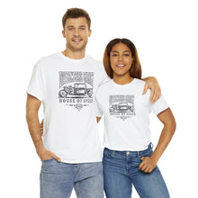 Load image into Gallery viewer, House of speed black outline Heavy Cotton Tee
