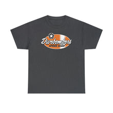 Load image into Gallery viewer, Orange Speed Shop surf logo on front Heavy Cotton Tee