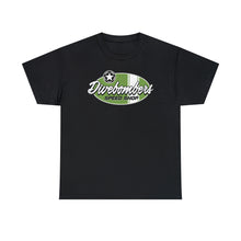 Load image into Gallery viewer, Green speed shop surf logo on front Heavy Cotton Tee
