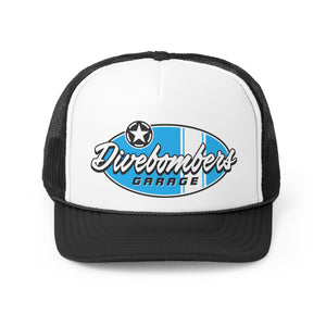 Blue Divebomber surf logo Trucker Caps