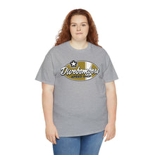 Load image into Gallery viewer, Gold speed shop surf logo on front Heavy Cotton Tee