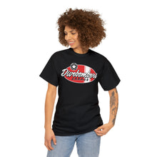 Load image into Gallery viewer, Red Garage surf logo on front Heavy Cotton Tee