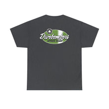 Load image into Gallery viewer, Green speed shop surf large logo on back Heavy Cotton Tee