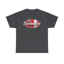 Load image into Gallery viewer, Red speed shop surf logo on front Heavy Cotton Tee