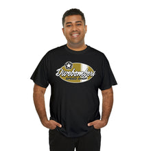Load image into Gallery viewer, Gold speed shop surf logo on front Heavy Cotton Tee
