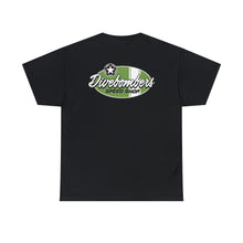 Load image into Gallery viewer, Green speed shop surf large logo on back Heavy Cotton Tee