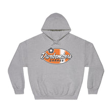 Load image into Gallery viewer, Orange Divebombers garage surf logo hoodie