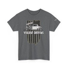Load image into Gallery viewer, Support Violet Driving, Flag and qjet assassin design on front