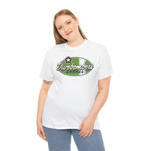Load image into Gallery viewer, Green Garage surf logo on front Heavy Cotton Tee