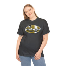 Load image into Gallery viewer, Gold speed shop surf logo on front Heavy Cotton Tee