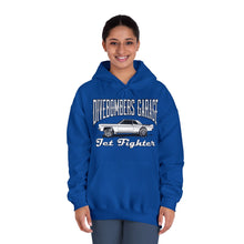 Load image into Gallery viewer, Jet Fighter hoodie large logo on front
