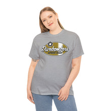 Load image into Gallery viewer, Gold speed shop surf logo on front Heavy Cotton Tee