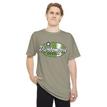 Load image into Gallery viewer, Green Divebomber Garage surf logo tall shirt