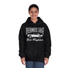 Load image into Gallery viewer, Jet Fighter hoodie large logo on front
