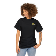 Load image into Gallery viewer, Gold speed shop surf large logo on back Heavy Cotton Tee