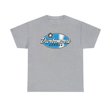 Load image into Gallery viewer, Blue Garage shop surf logo on front Heavy Cotton Tee